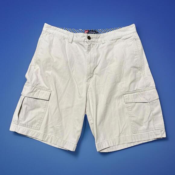 CHAPS‎ Men’s Size 36 Khaki Cargo Shorts 36x9 - Picture 1 of 5
